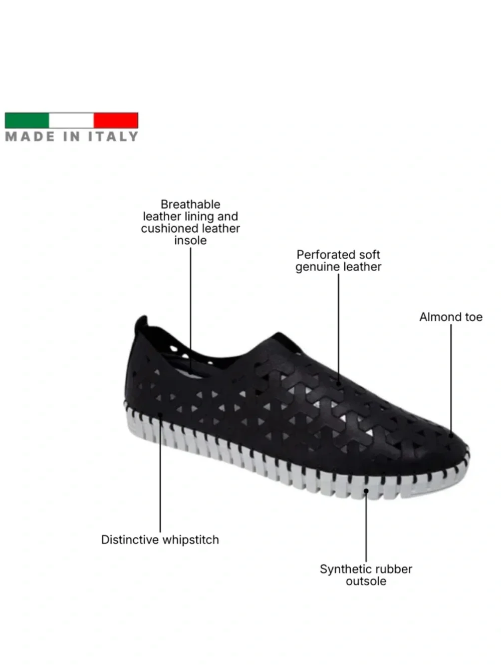 Eric Michael Orange Woven Slip-On Shoes - Picture 9 of 9